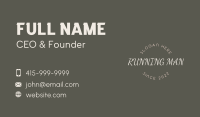 Elegant Cursive Business Business Card Image Preview