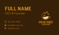 Organic Coffee Cup Business Card Image Preview