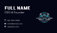 Builder Hammer Carpentry Business Card Design