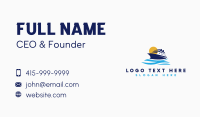 Cruise Travel Ship Business Card Preview