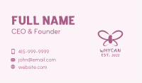 Butterfly Cosmetics Paint  Business Card Image Preview