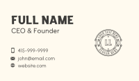 Generic Artisanal Brand Business Card Preview