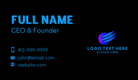 Orb Swoosh Business Business Card Image Preview