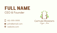 Botanical Tree Door  Business Card Image Preview