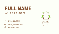 Botanical Tree Door  Business Card Image Preview