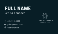 Organic Shield Crown Business Card Image Preview