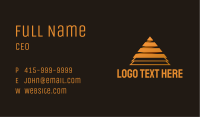 Pyramid Company Firm  Business Card Image Preview