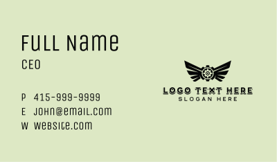 Gear Automotive Repair Business Card Image Preview