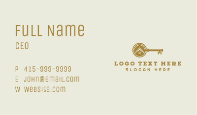 Key House Realtor Business Card Image Preview
