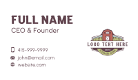 Barn Agriculture Farm Business Card Design