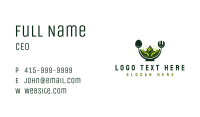 Healthy Vegan Restaurant Business Card Image Preview