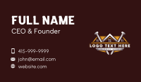 Construction Nail Builder Business Card Image Preview