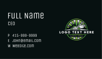 Lawn Mower Gardening Business Card Image Preview