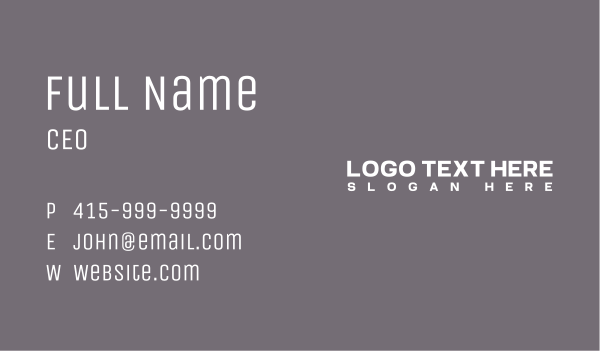 Style Marketing Wordmark Business Card Design Image Preview