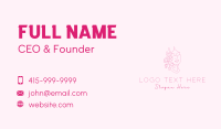 Woman Flower Bloom Business Card Preview