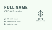 Green Law Firm Scale  Business Card Design