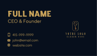Gold Letter S Key Business Card Image Preview