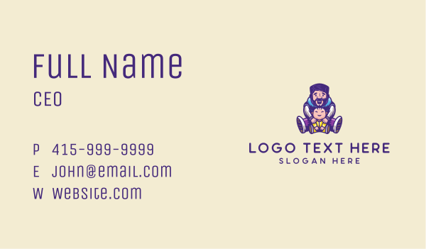 Father Baby Parenting  Business Card Design Image Preview