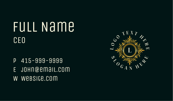 Premium Luxury Ornament Business Card Design Image Preview