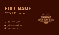 Planer Saw Carpentry Business Card Preview