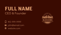 Planer Saw Carpentry Business Card Image Preview