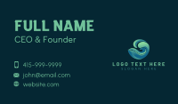 Ocean Waves Surfer Business Card Image Preview