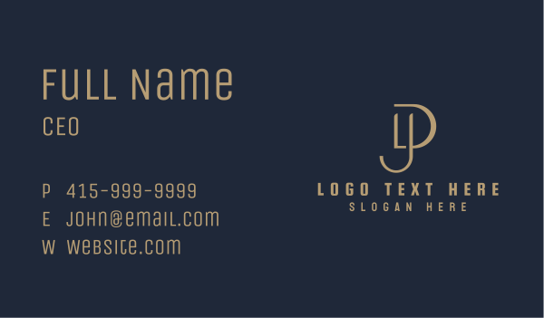 Advertising Firm D & J  Business Card Design Image Preview