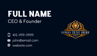 Elegant Lion Fierce Business Card Preview