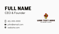 Fire Safety Fireman Business Card Design