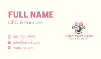 Puppy Paw Pet Business Card Image Preview