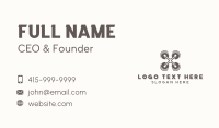 Aerial Quadcopter Drone Business Card Image Preview