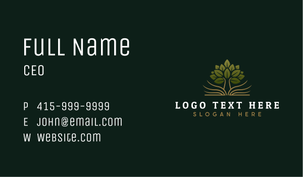 Tree Learning Education Business Card Design Image Preview