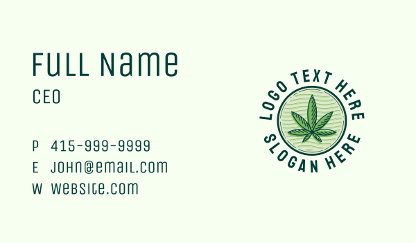 Medical Organic Leaf Business Card Design Image Preview