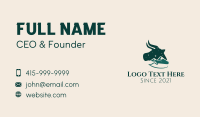 Taurus Astrology Sign Business Card Design