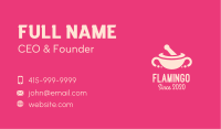 Pink Mortar & Pestle Business Card Image Preview
