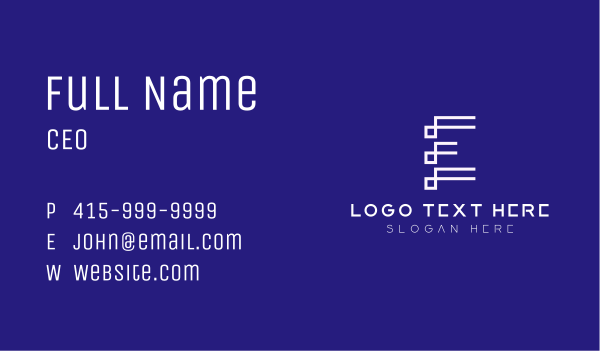 Electronics Software Tech Business Card Design Image Preview