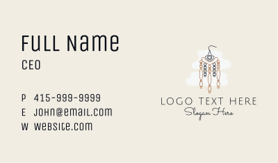 Handmade Jewelry Accessory  Business Card Image Preview