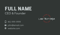 Brush Style Clothing Wordmark Business Card Image Preview