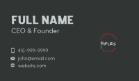 Brush Style Clothing Wordmark Business Card Image Preview