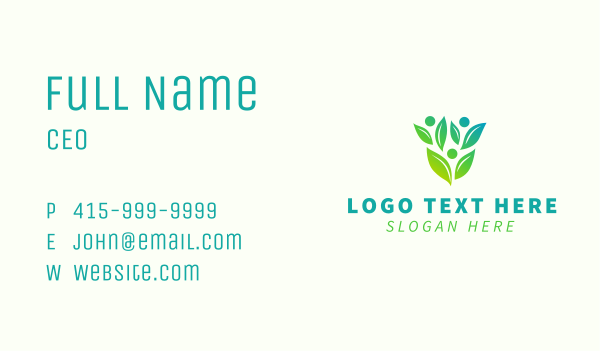 Community Garden Planting Business Card Design Image Preview