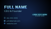 Digital Cyber Grid Business Card Image Preview