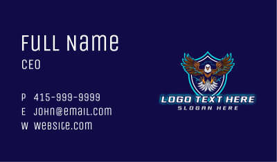 Lightning Eagle Gaming Business Card Image Preview