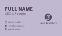Purple Luxury Crystal Hand  Business Card Design
