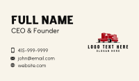 Trailer Truck Vehicle Business Card Image Preview