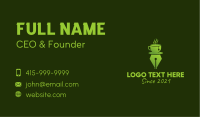 Green Tea Writing Pen  Business Card Image Preview