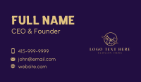 Musical Trumpet Instrument Business Card Design