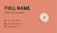 Event Planner Circle Letter Business Card Image Preview