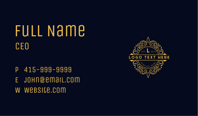 Elegant Ornament Business Business Card Image Preview