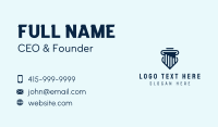Law Firm Pillar  Business Card Image Preview