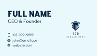 Law Firm Pillar  Business Card Image Preview